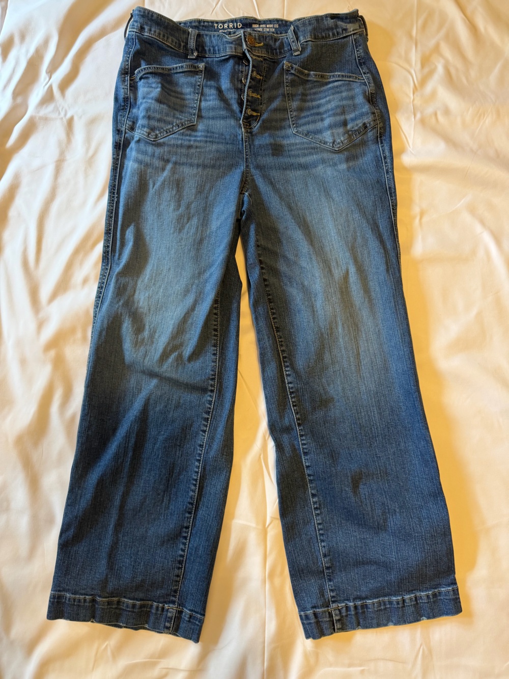 Torrid Classic Women's Dark Blue high rise Straight-Leg Jeans